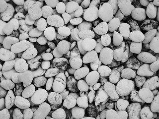 white stone background, white pebble beach