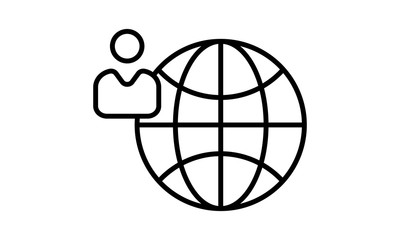 international Communication icon vector image
