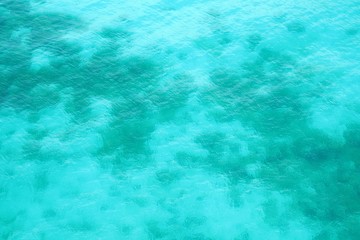 Fototapeta na wymiar Clear water of the sea background