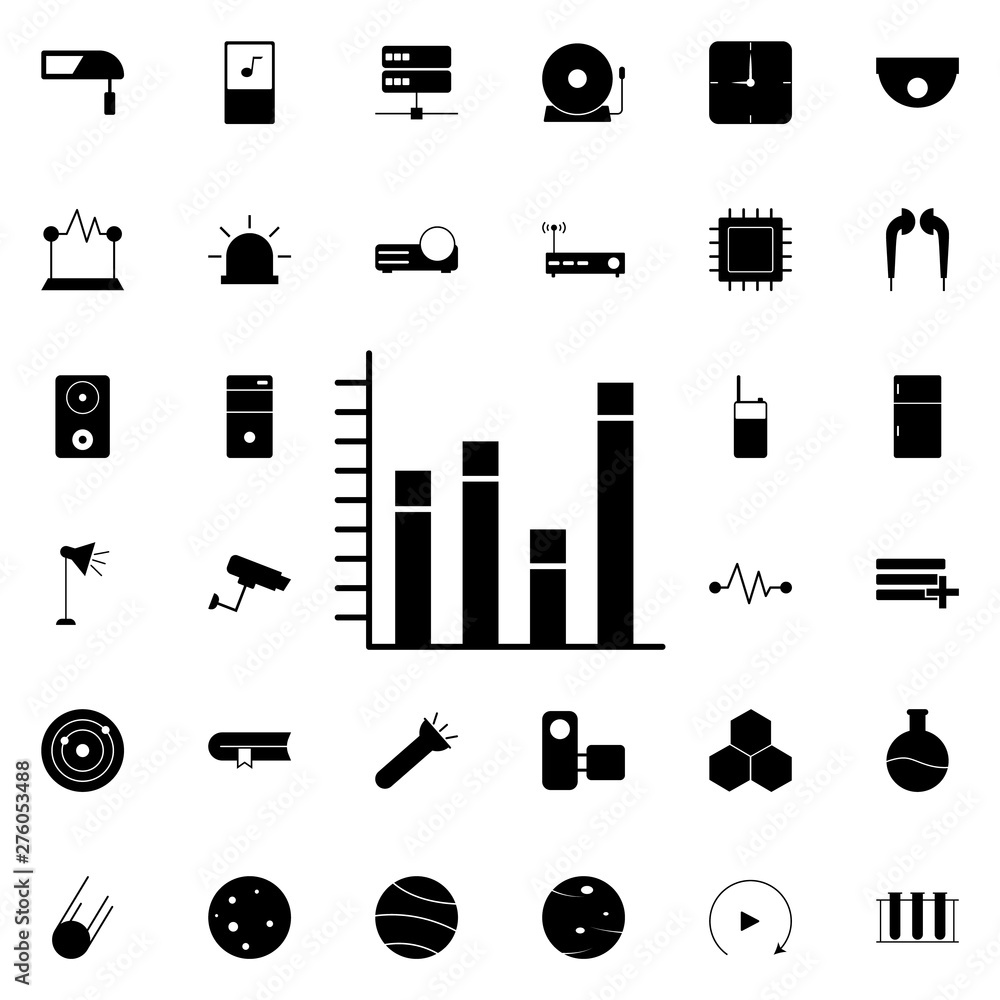 Poster sleeping lamp icon. universal set of web for website design and development, app development
