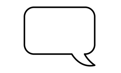 Speech bubble icons set for dialogue and conversation