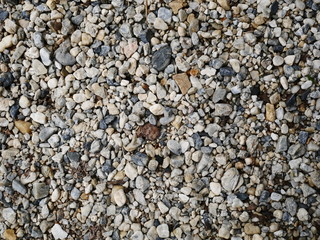 small pebble stone in the garden outdoor nature nackground