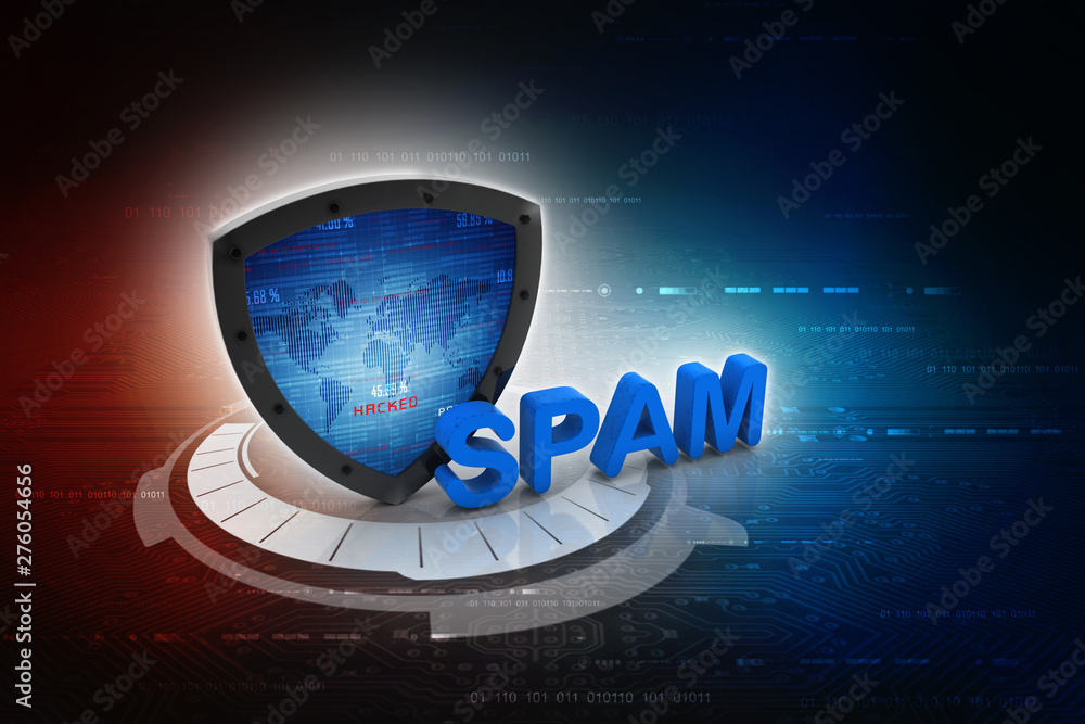 Poster 3d rendering spam is prohibited with shield