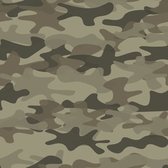 Fototapeta premium Camouflage seamless pattern background masking camo repeat print