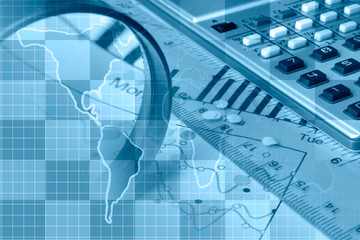 Map, graph and calculator