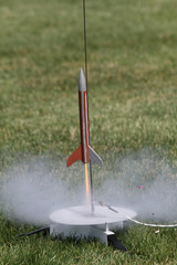 Model rocket launch