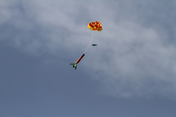 Model rocket launch