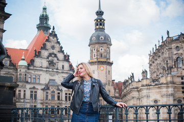 Obraz premium Concept of tourism. Image inspire people to travel. The European most popular tourist routes.