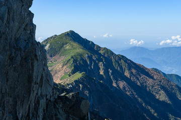  晩秋の三ノ沢岳