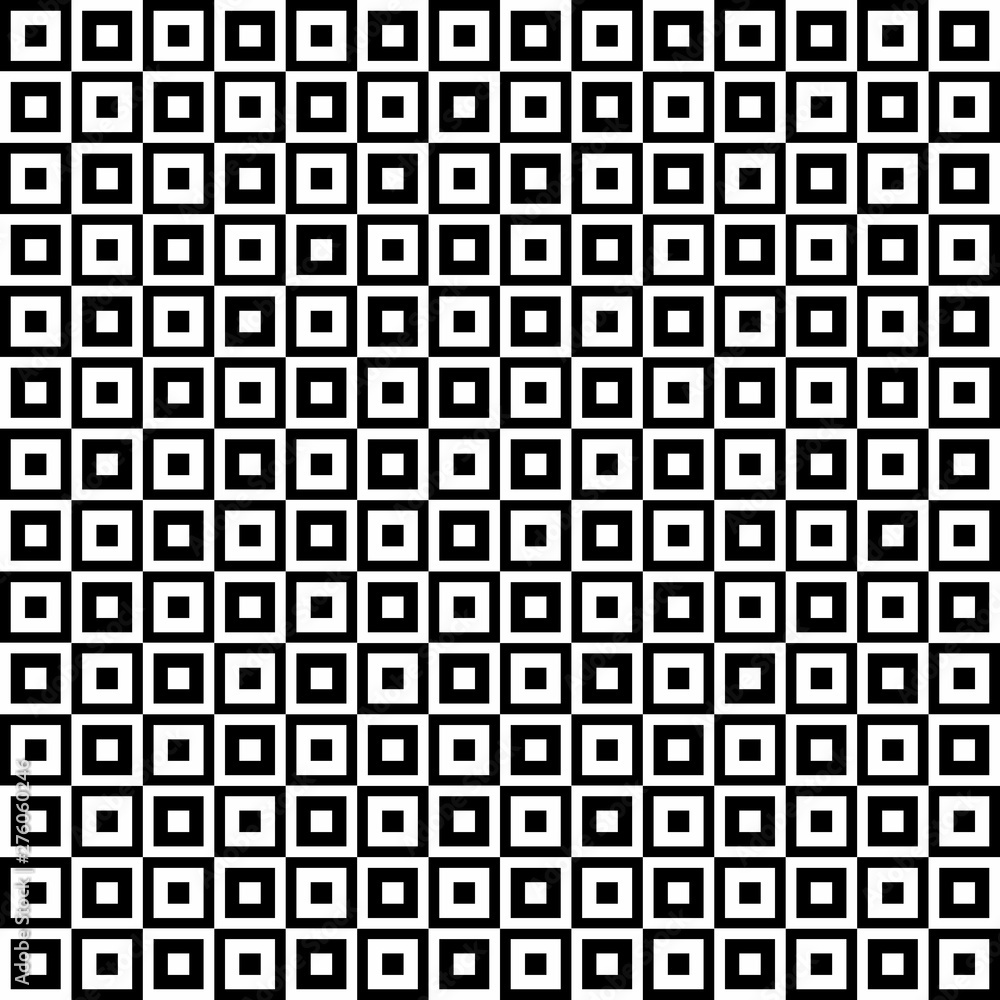 Aufkleber abstract monochrome poly background with repeat tiles. vector geometric pattern of trendy design.