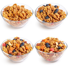 Breakfast cereal isolated on a white background