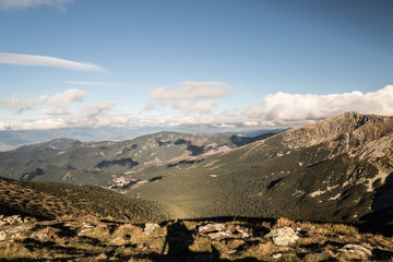 spectacular Nizke Tatry mountains panorama from Polana hill in Slovakia © honza28683