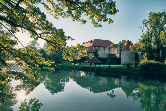 castle Otocec near the river Krka - Slovenia
