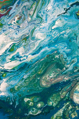 Abstract acrylic paint background, beautiful color mix.