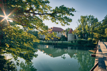 castle Otocec near the river Krka - Slovenia