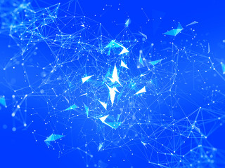 抽象的な青の背景