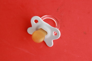 white pacifier for newborn babies