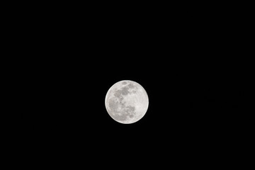 Full moon in details
