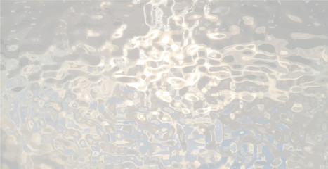 Water surface.  Frosted glass. Ripples effect. Vector illustration 