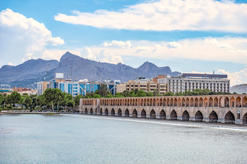 22/05/2019 Isfahan, Iran, Siosepol the bridge in Isfahan of double-deck 33 arches, also known as...