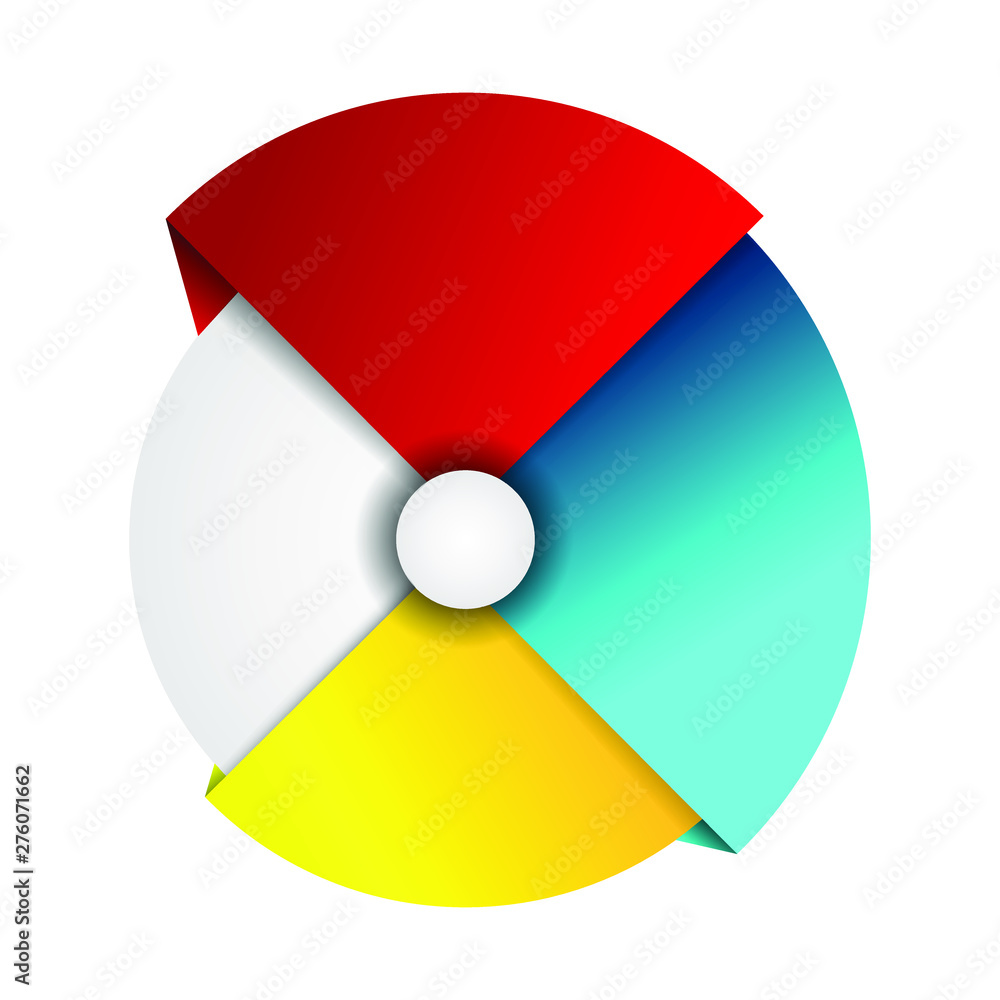 Aufkleber minimalist design infographic on paper style / design element for business presentation