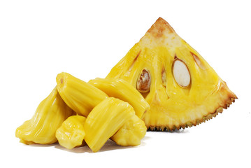 Jackfruit isolated on white background