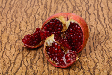Ripe tasty pomegranate