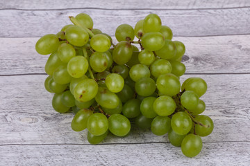 Sweet green grape branch