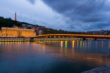 Un pont de Lyon