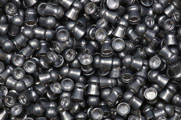 Pile of lead air-gun pellets