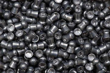 Pile of lead air-gun pellets