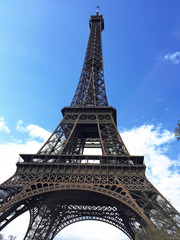 Fototapeta na wymiar Eiffel Tower in France