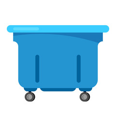 Trashcan vector bin recycle electronic waste garbage illustration. rubbish container electronic household rubbish ewaste recycling. Conservation box dirty city dustbin
