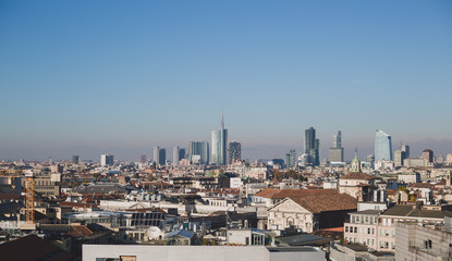 Obraz premium View of the city. Milan, Italy