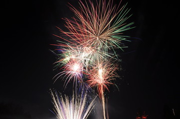 Obraz premium Multi-Colored Fireworks