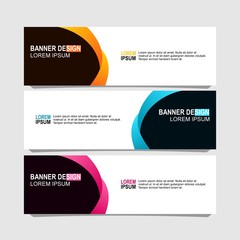 Vector abstract design banner web template.can be use for, landing page, website, mobile app, poster, flyer, coupon, gift card, smartphone template, web design