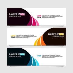Vector abstract design banner web template.can be use for, landing page, website, mobile app, poster, flyer, coupon, gift card, smartphone template, web design