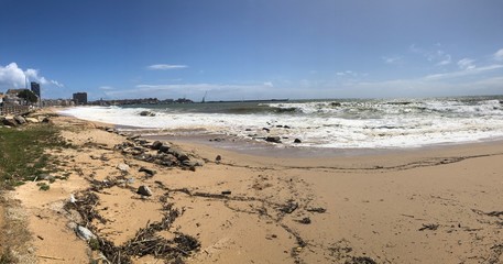 Panoramic landscape on spain coast. 