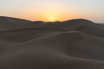 Deserto al tramonto