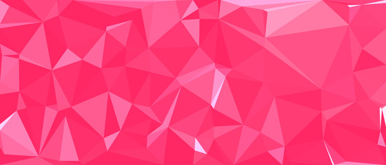 Fototapeta premium Abstract polygonal background. Triangular geometric pattern. Vector illustration.