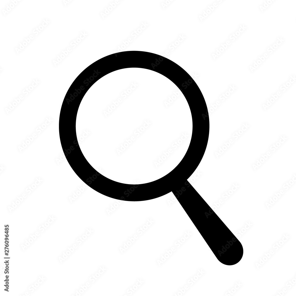 Poster Vector magnifier icon for search bar.