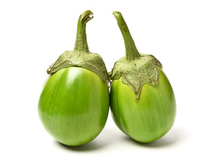 aubergine isolated on white background