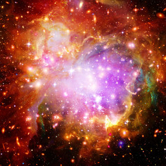 Galaxy and light. The elements of this image furnished by NASA.