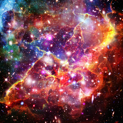 Cosmic galaxy background. Stars and cosmic gas.The elements of this image furnished by NASA.