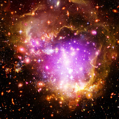 Galaxy and light. The elements of this image furnished by NASA.