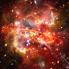 Galaxy and stars. The elements of this image furnished by NASA.