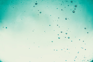 bubbles in the water. colored background. watercolor