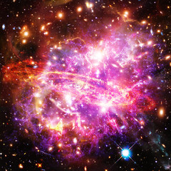 Galaxy and stars. The elements of this image furnished by NASA.