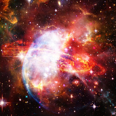 Galaxy and stars. The elements of this image furnished by NASA.