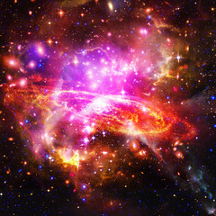 Galaxy and stars. The elements of this image furnished by NASA.